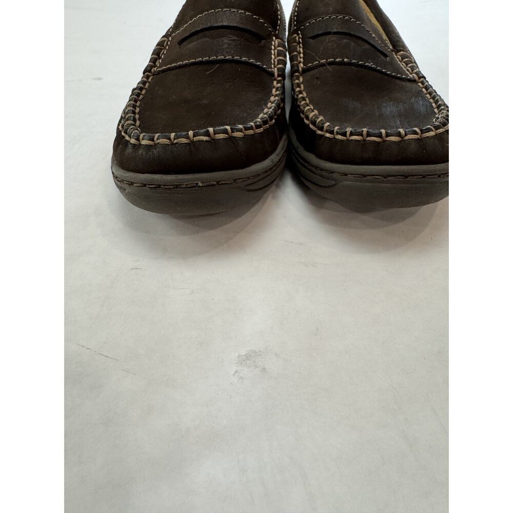 Primigi Boys Suede Loafers Preppy Casual Nubuck Brown Italian Leather Size 13.5 - Picture 7 of 12